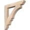 Ekena Millwork Balboa Slat Smooth Bracket, Douglas Fir, 3 1/2"W x 26"D x 26"H BKT04X26X26BOA06SDF - alternate 1